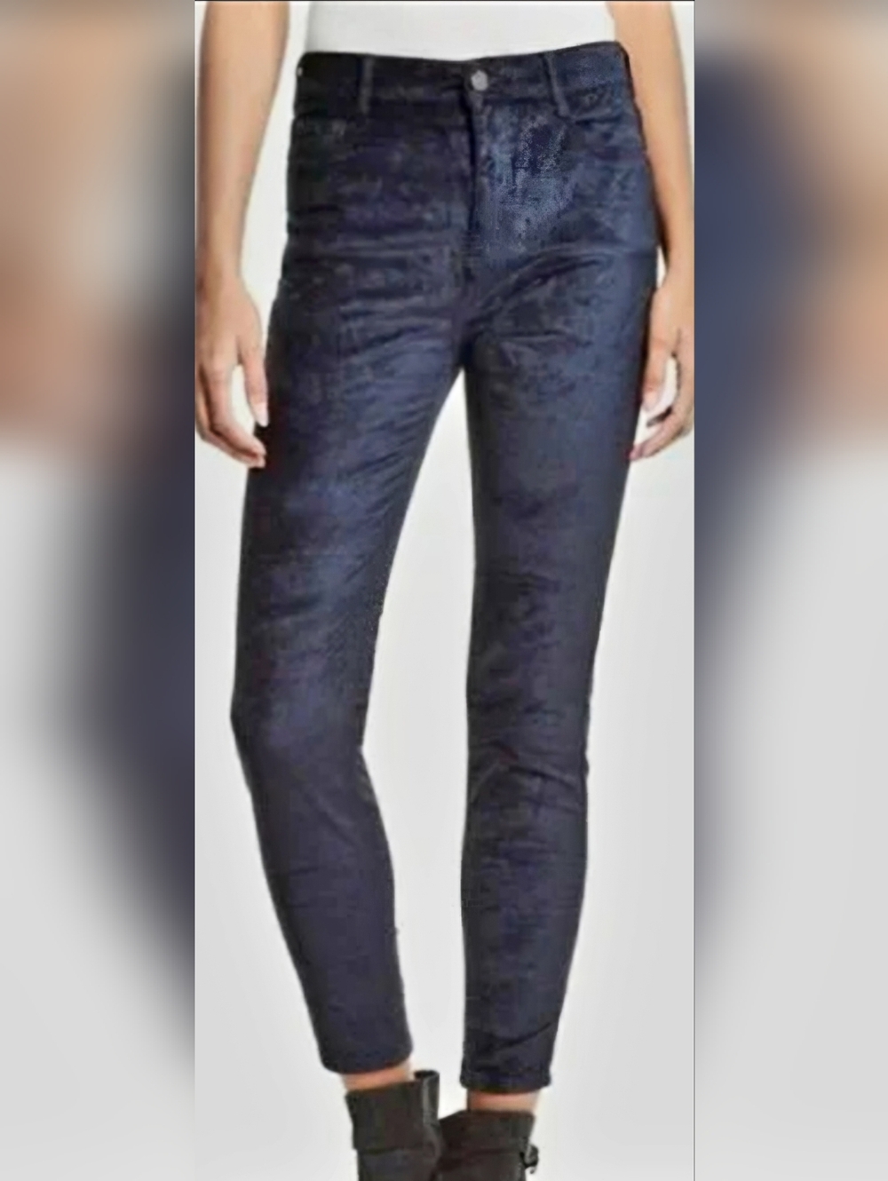 Free People Dark Navy Slim Fit Jeans